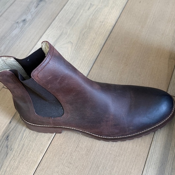 Men\'s Banana Republic Orthite Brown Leather Chelsea Boots